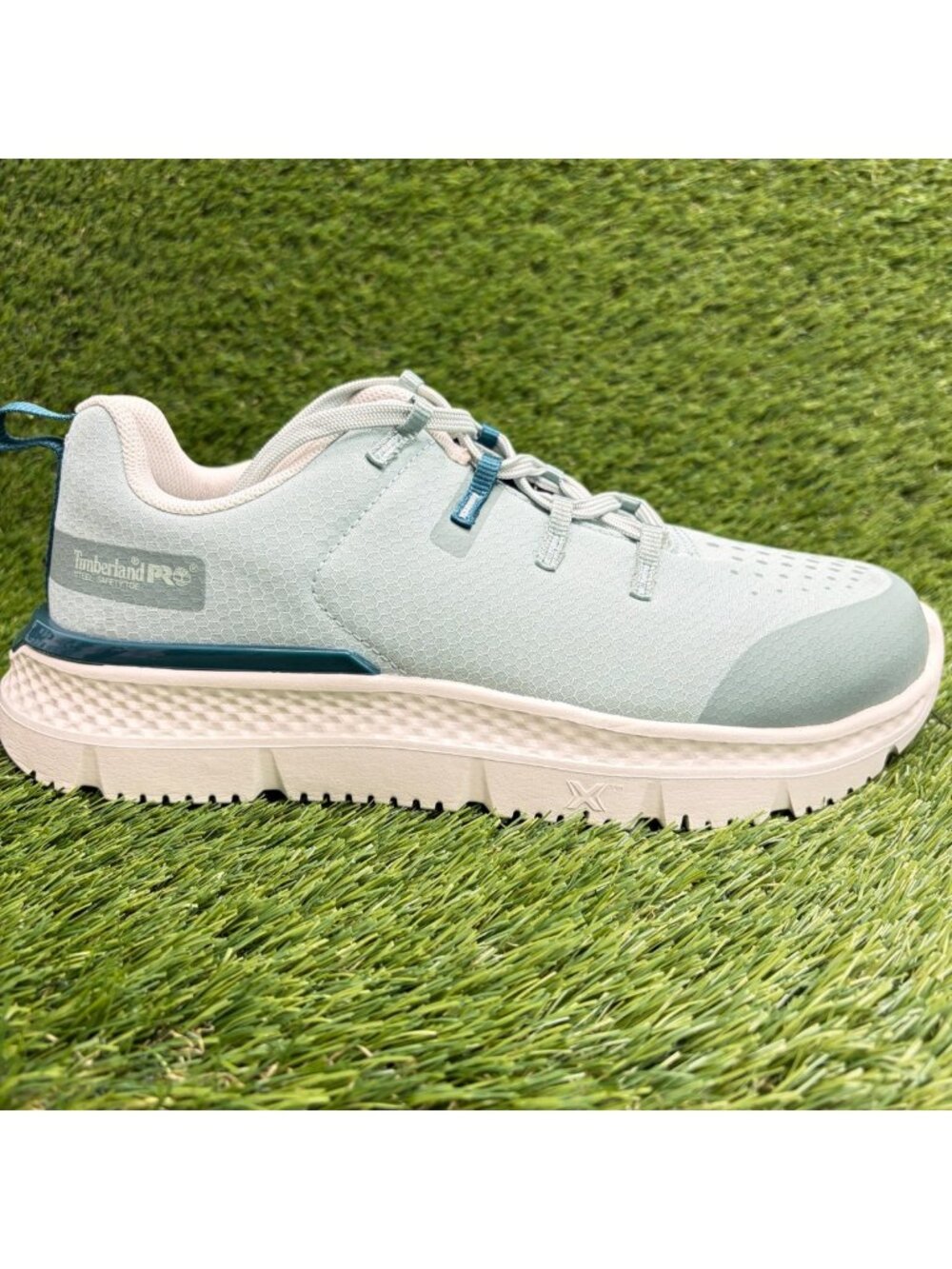 Timberland PRO Intercept Womens Size 8.5 Sage Green Steel Toe Safety Work Shoes